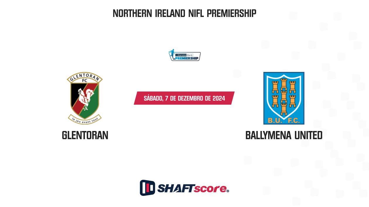 Palpite: Glentoran vs Ballymena United