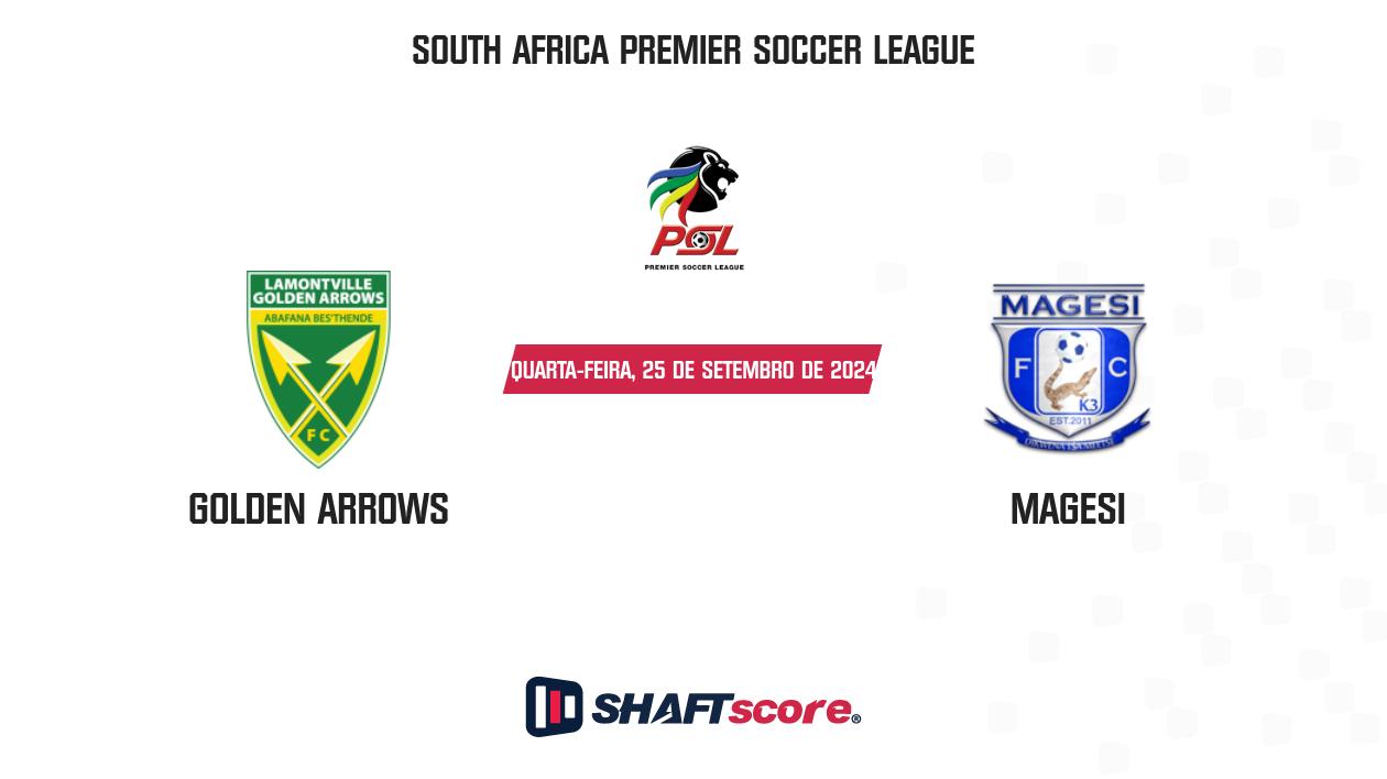 Palpite: Golden Arrows vs Magesi