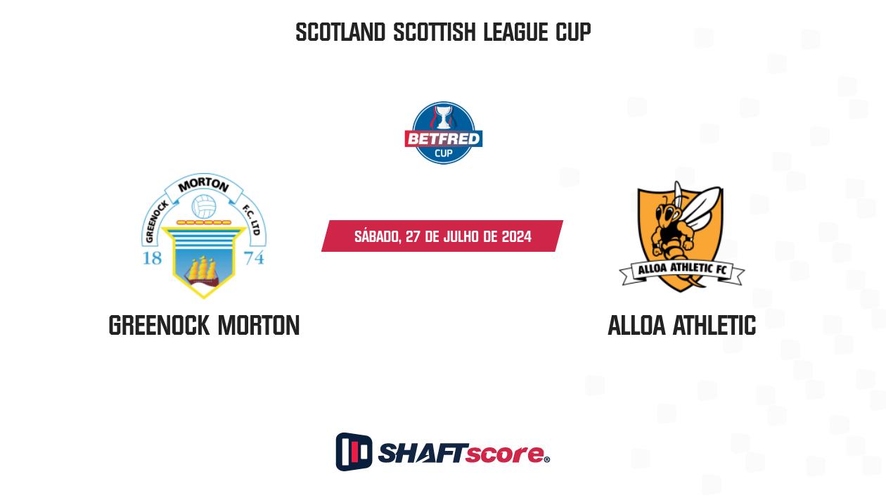 Palpite: Greenock Morton vs Alloa Athletic