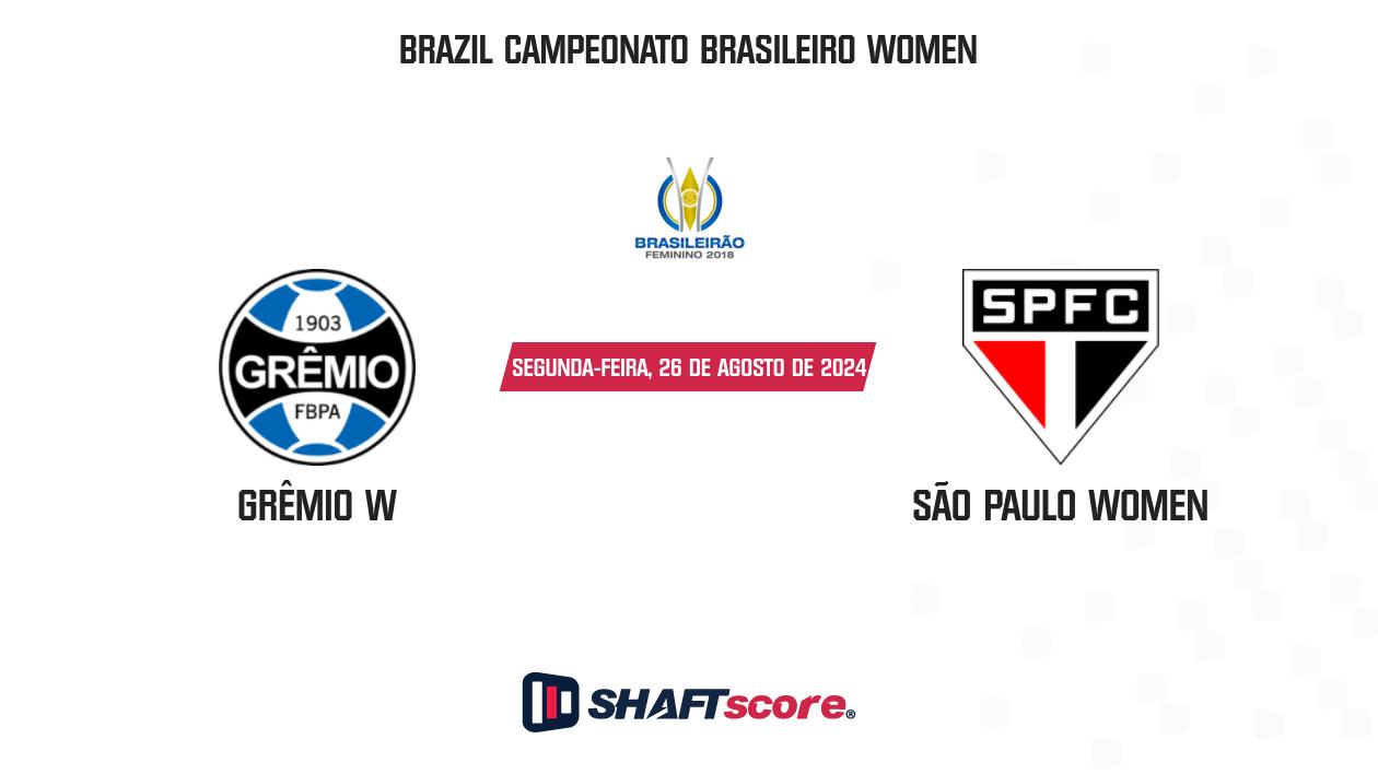 Palpite: Grêmio W vs São Paulo Women