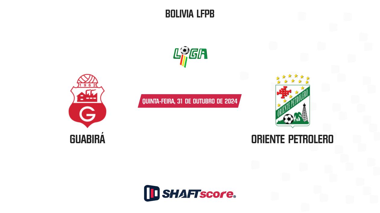 Palpite: Guabirá vs Oriente Petrolero