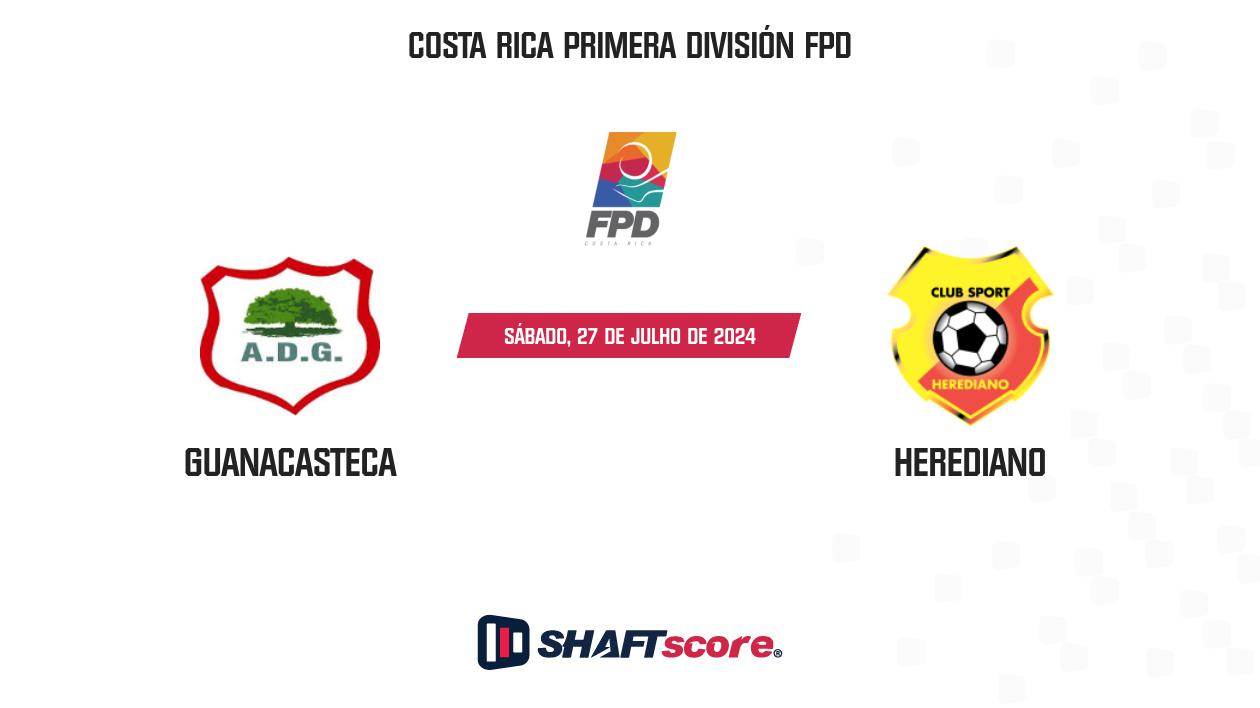 Palpite: Guanacasteca vs Herediano