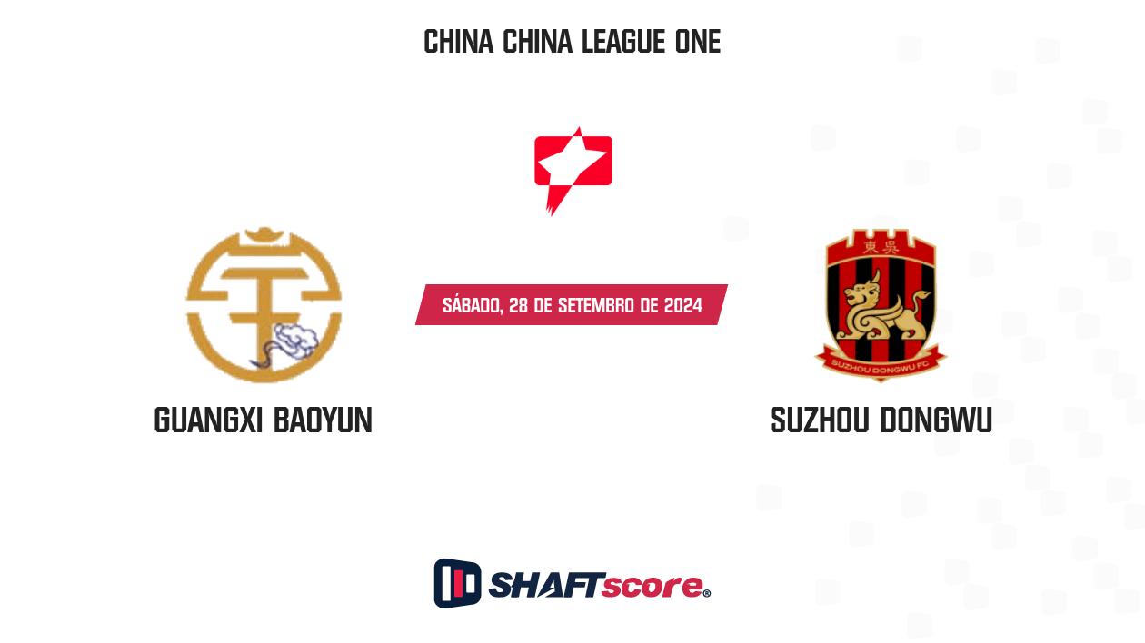 Palpite: Guangxi Baoyun vs Suzhou Dongwu