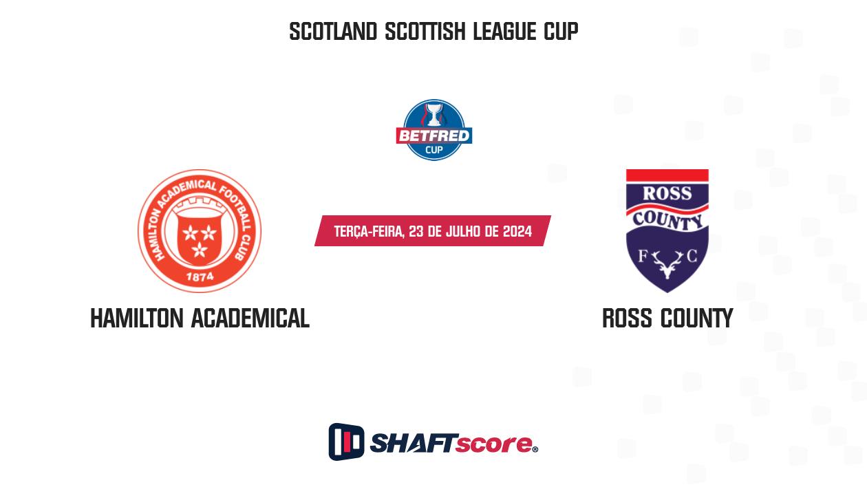 Palpite: Hamilton Academical vs Ross County