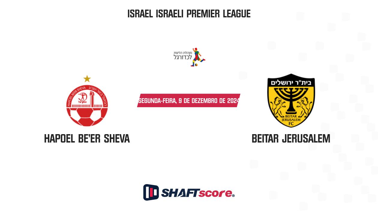 Palpite: Hapoel Be'er Sheva vs Beitar Jerusalem