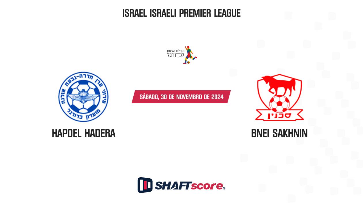 Palpite: Hapoel Hadera vs Bnei Sakhnin