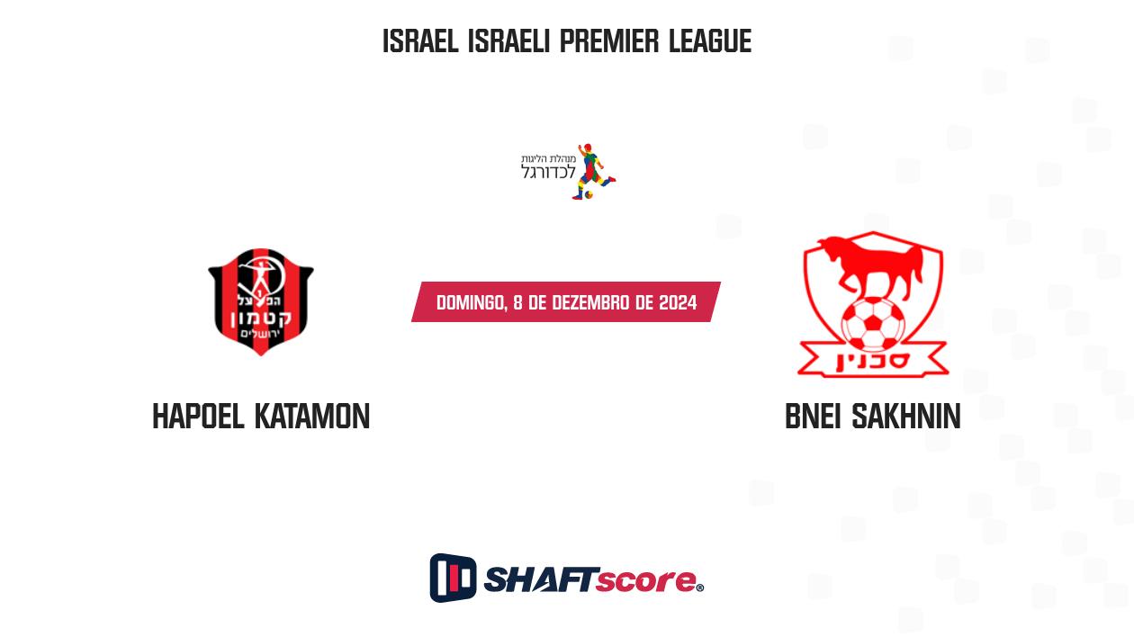 Palpite: Hapoel Katamon vs Bnei Sakhnin