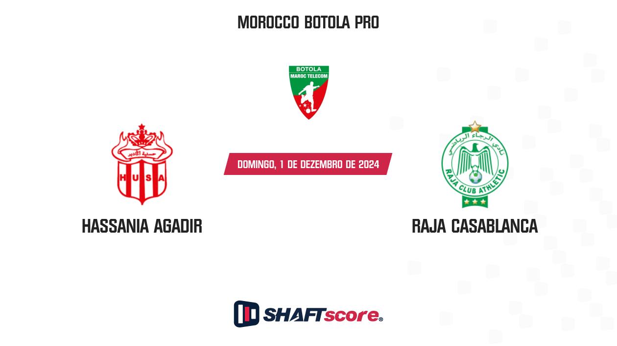 Palpite: Hassania Agadir vs Raja Casablanca