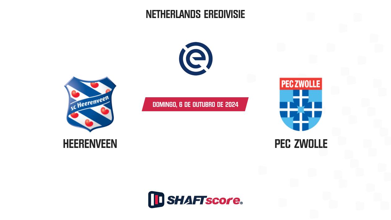 Palpite: Heerenveen vs PEC Zwolle