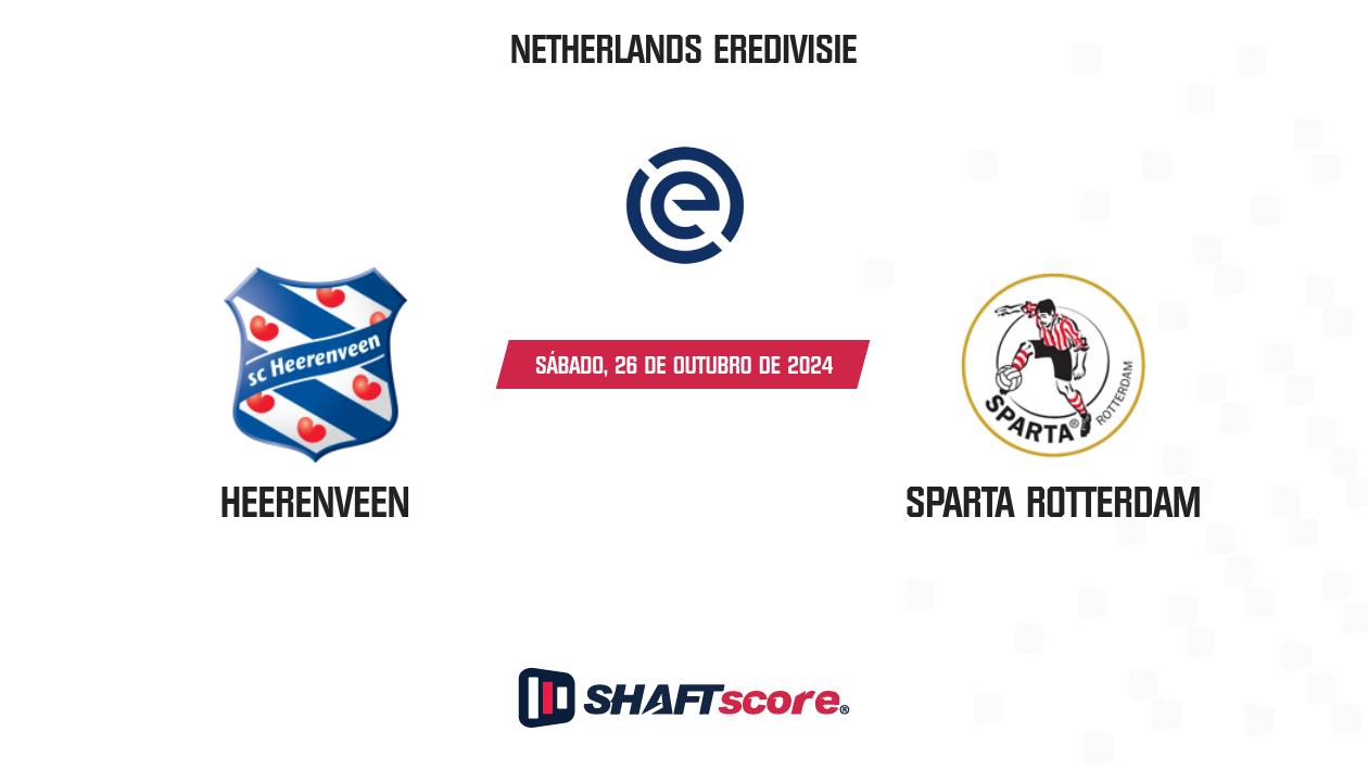 Palpite: Heerenveen vs Sparta Rotterdam