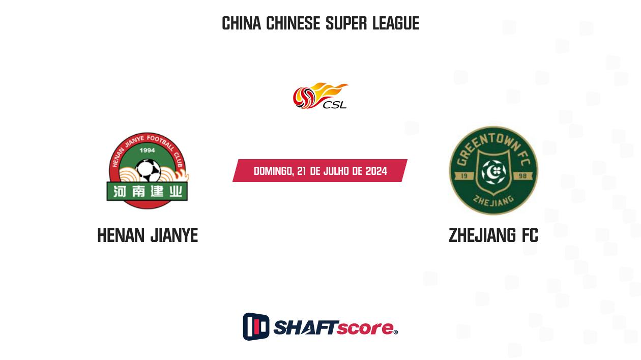 Palpite: Henan Jianye vs Zhejiang FC