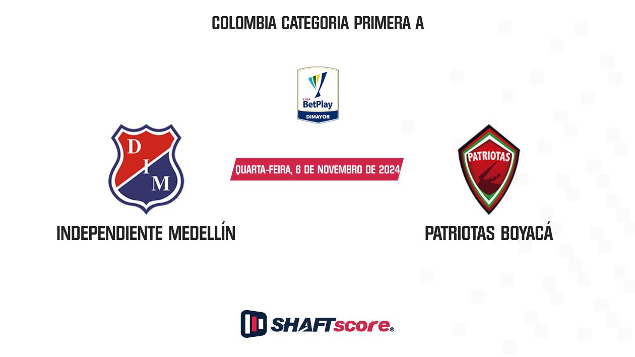 Palpite: Independiente Medellín vs Patriotas Boyacá