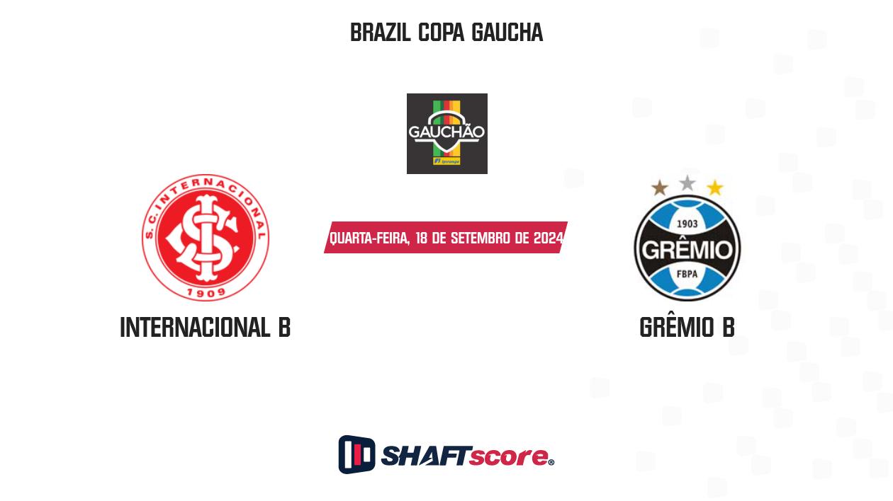 Palpite: Internacional B vs Grêmio B