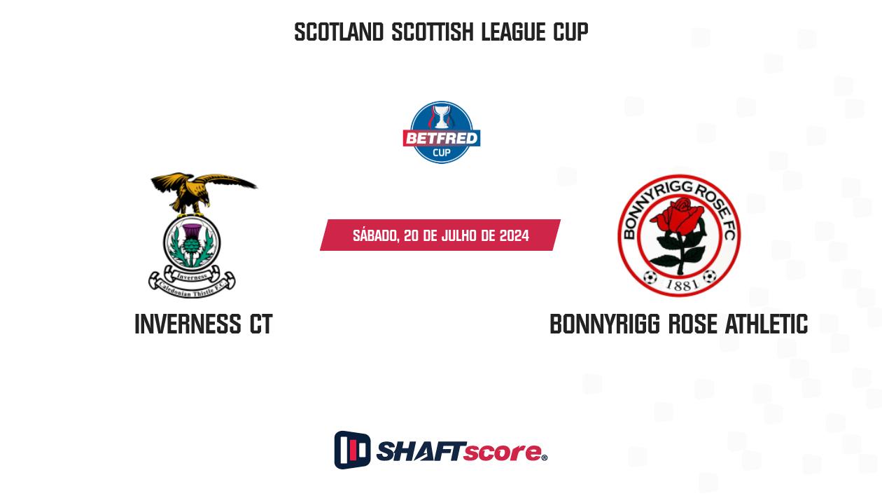 Palpite: Inverness CT vs Bonnyrigg Rose Athletic