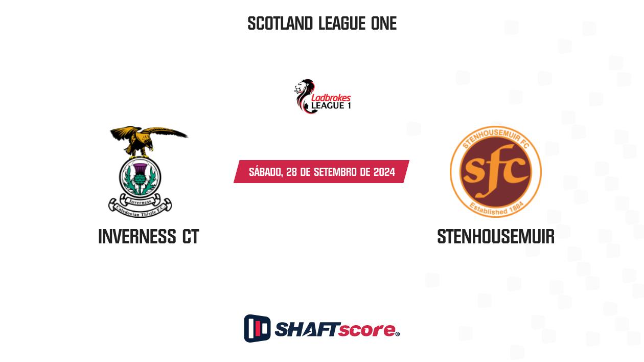 Palpite: Inverness CT vs Stenhousemuir