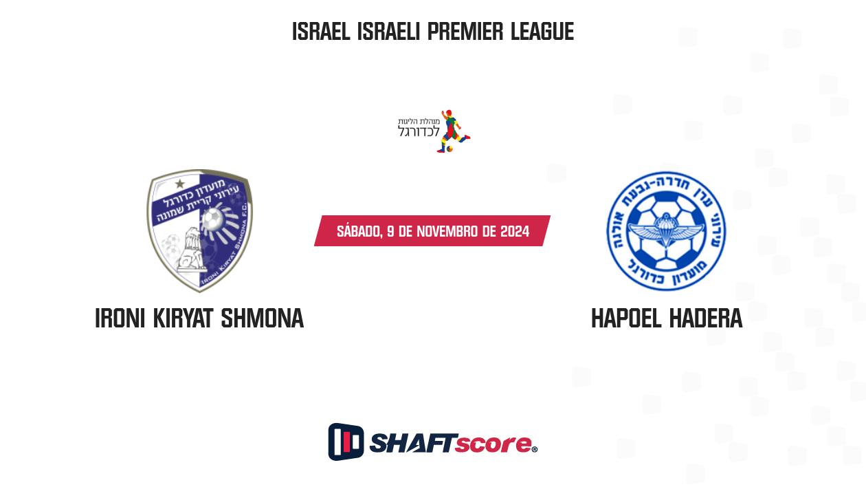 Palpite: Ironi Kiryat Shmona vs Hapoel Hadera