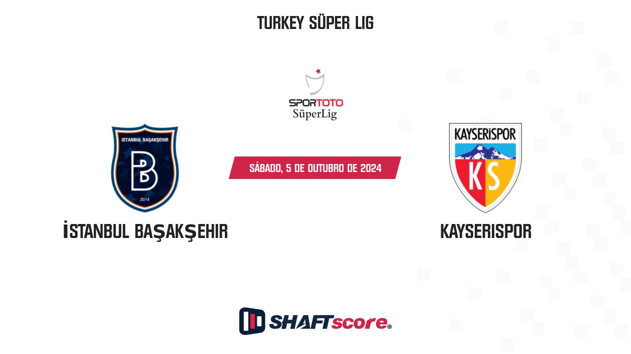 Palpite: İstanbul Başakşehir vs Kayserispor