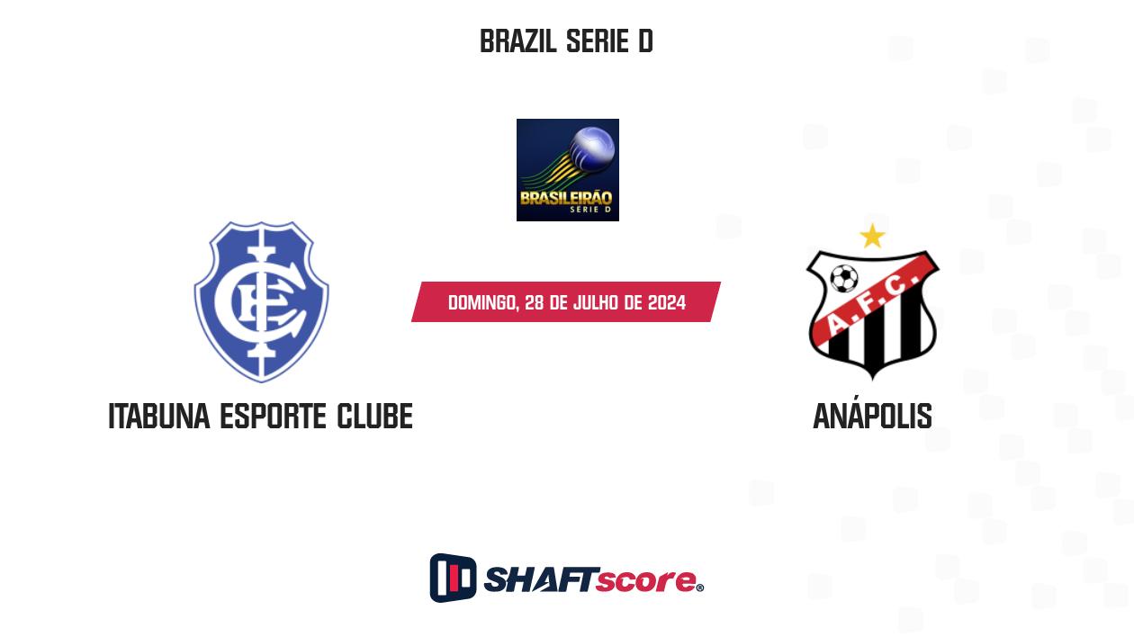 Palpite: Itabuna Esporte Clube vs Anápolis