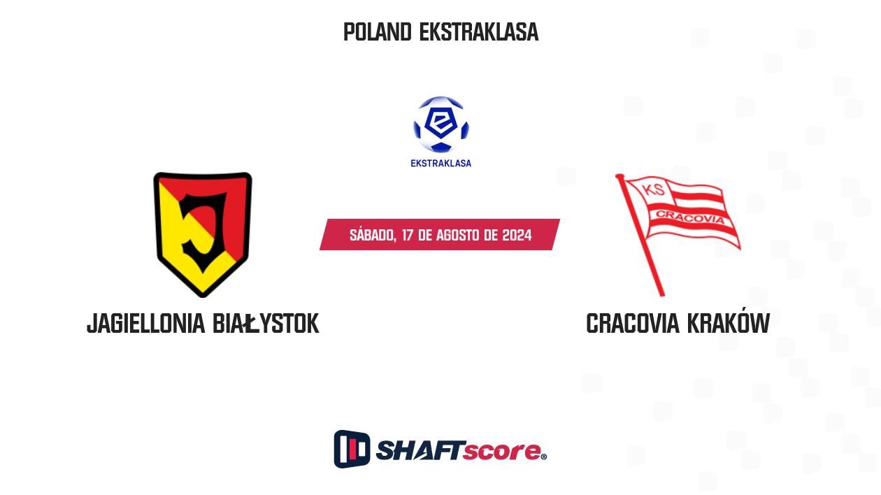 Palpite: Jagiellonia Białystok vs Cracovia Kraków