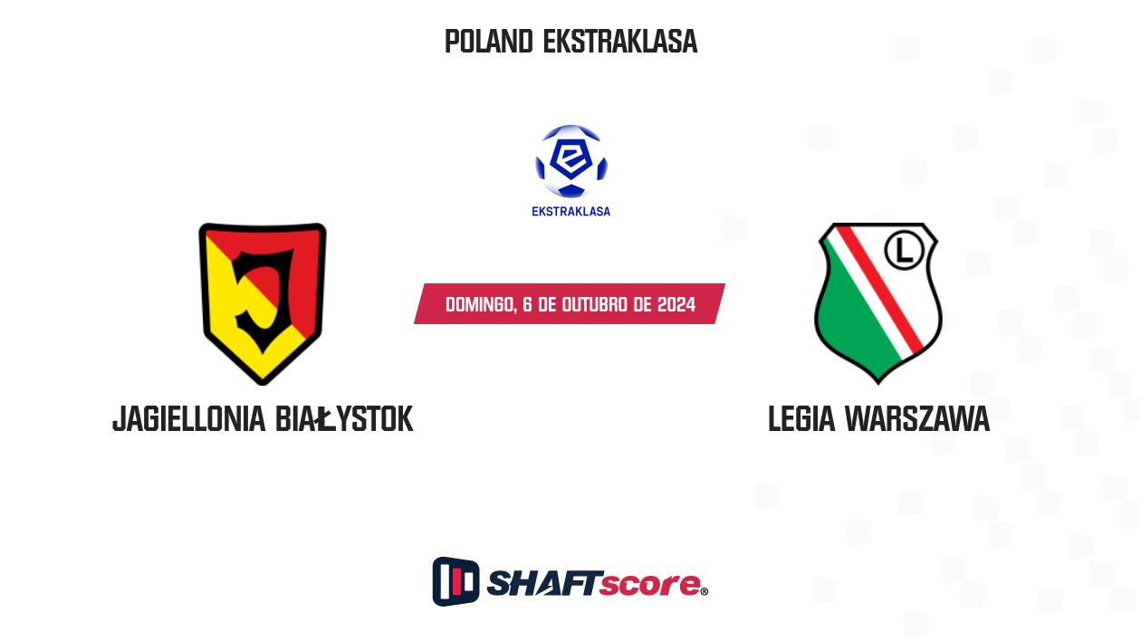 Palpite: Jagiellonia Białystok vs Legia Warszawa