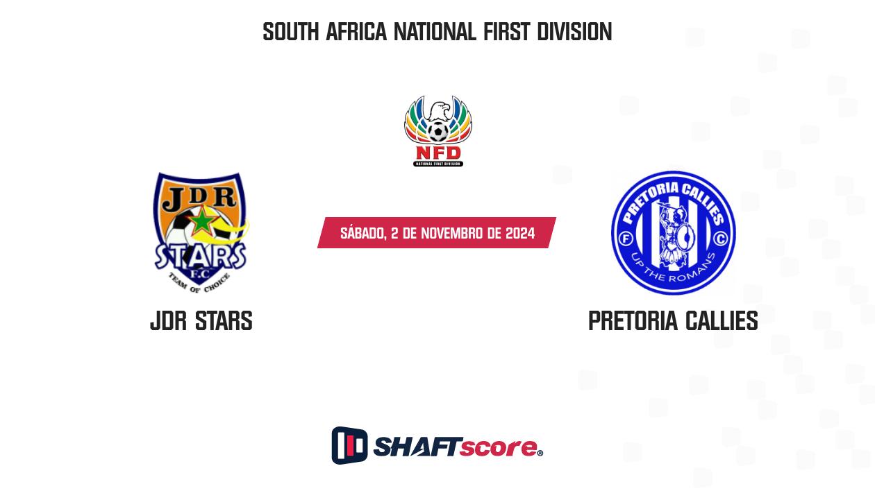 Palpite: JDR Stars vs Pretoria Callies