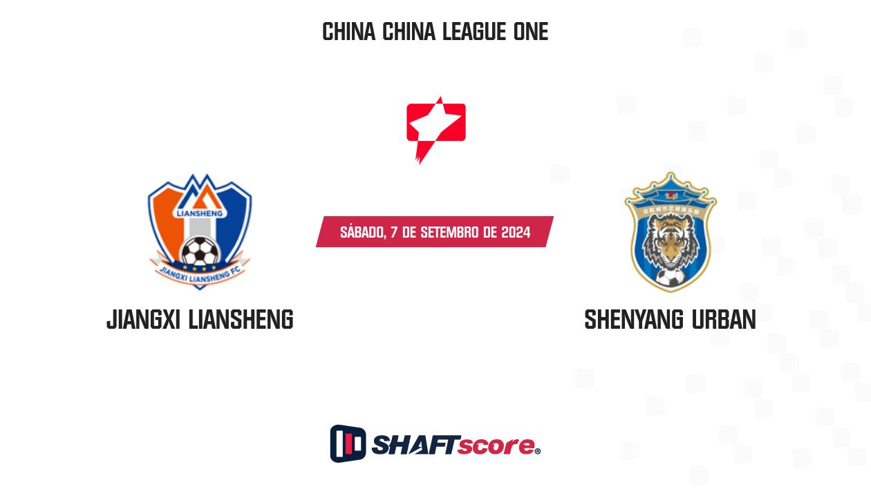 Palpite: Jiangxi Liansheng vs Shenyang Urban