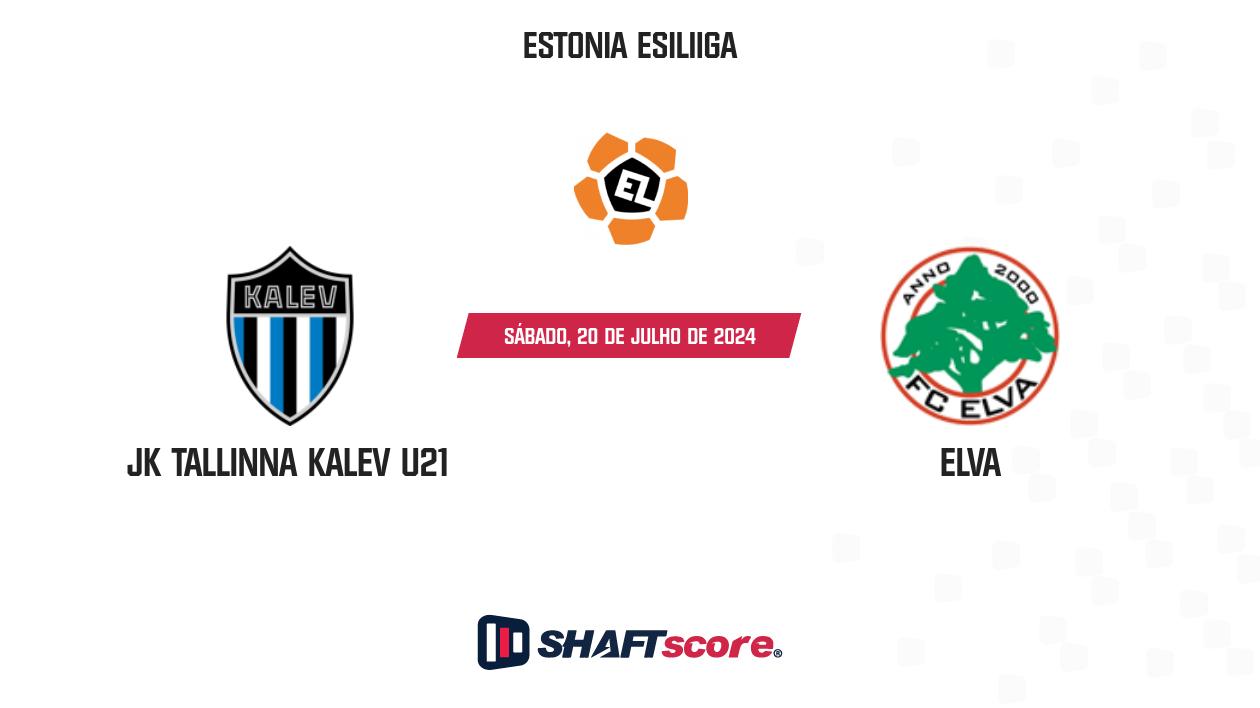 Palpite: JK Tallinna Kalev U21 vs Elva