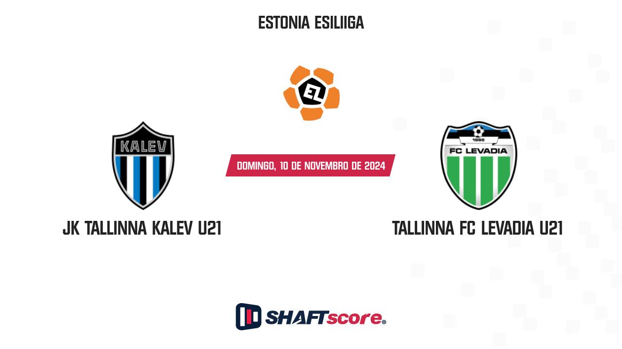 Palpite: JK Tallinna Kalev U21 vs Tallinna FC Levadia U21