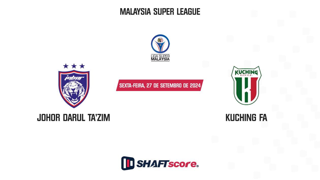 Palpite: Johor Darul Ta'zim vs Kuching FA