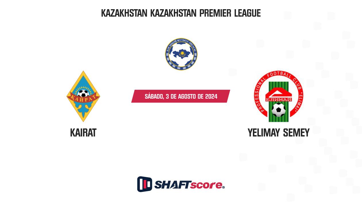 Palpite: Kairat vs Yelimay Semey