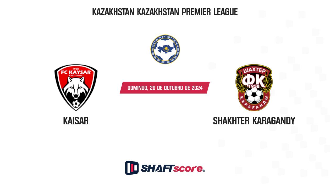 Palpite: Kaisar vs Shakhter Karagandy