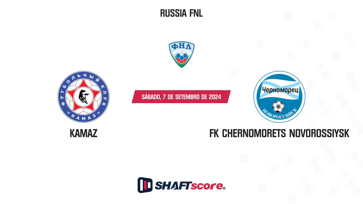 Palpite: KAMAZ vs FK Chernomorets Novorossiysk