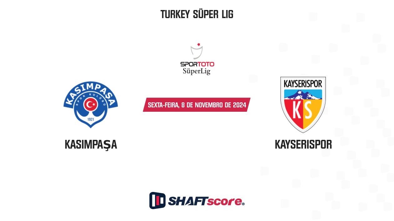 Palpite: Kasımpaşa vs Kayserispor