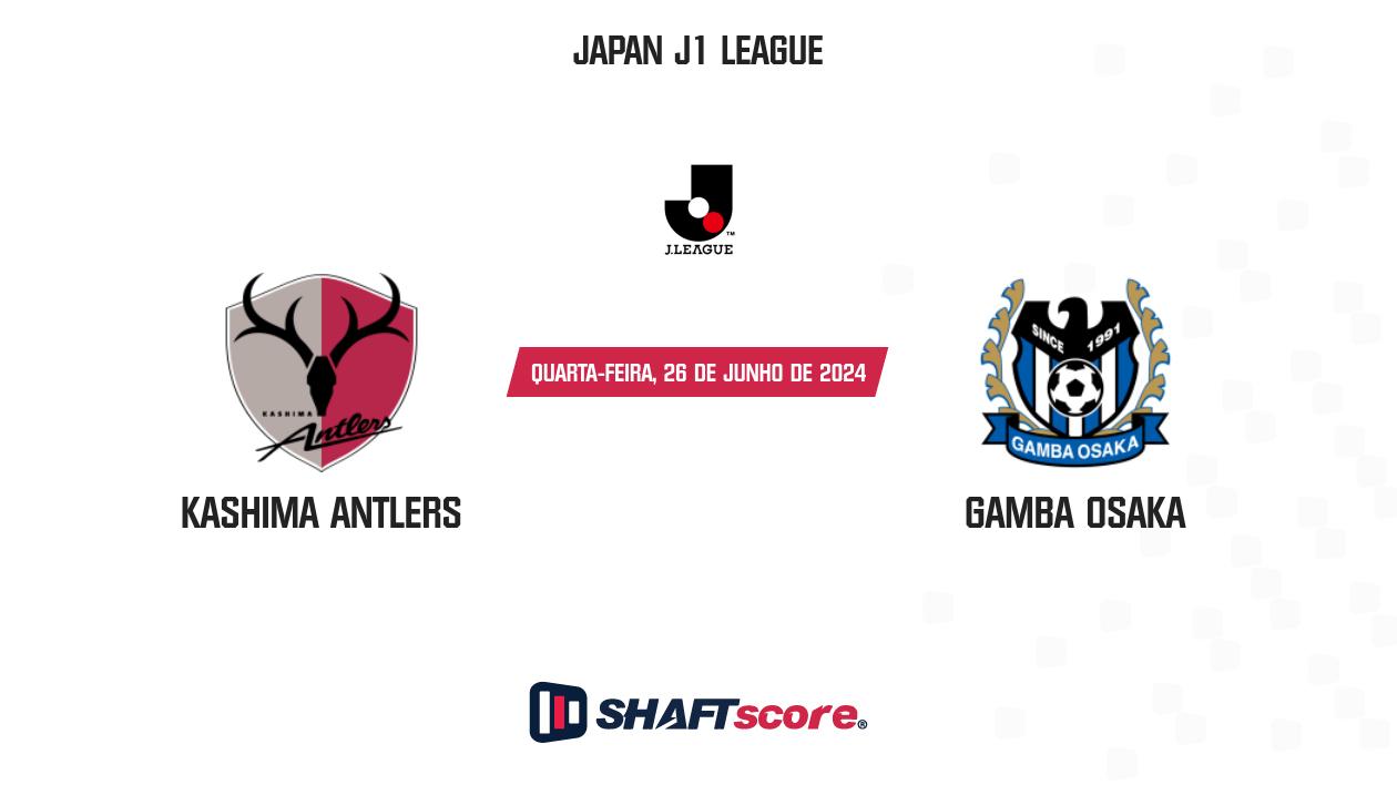 Palpite: Kashima Antlers vs Gamba Osaka