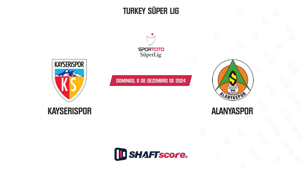 Palpite: Kayserispor vs Alanyaspor