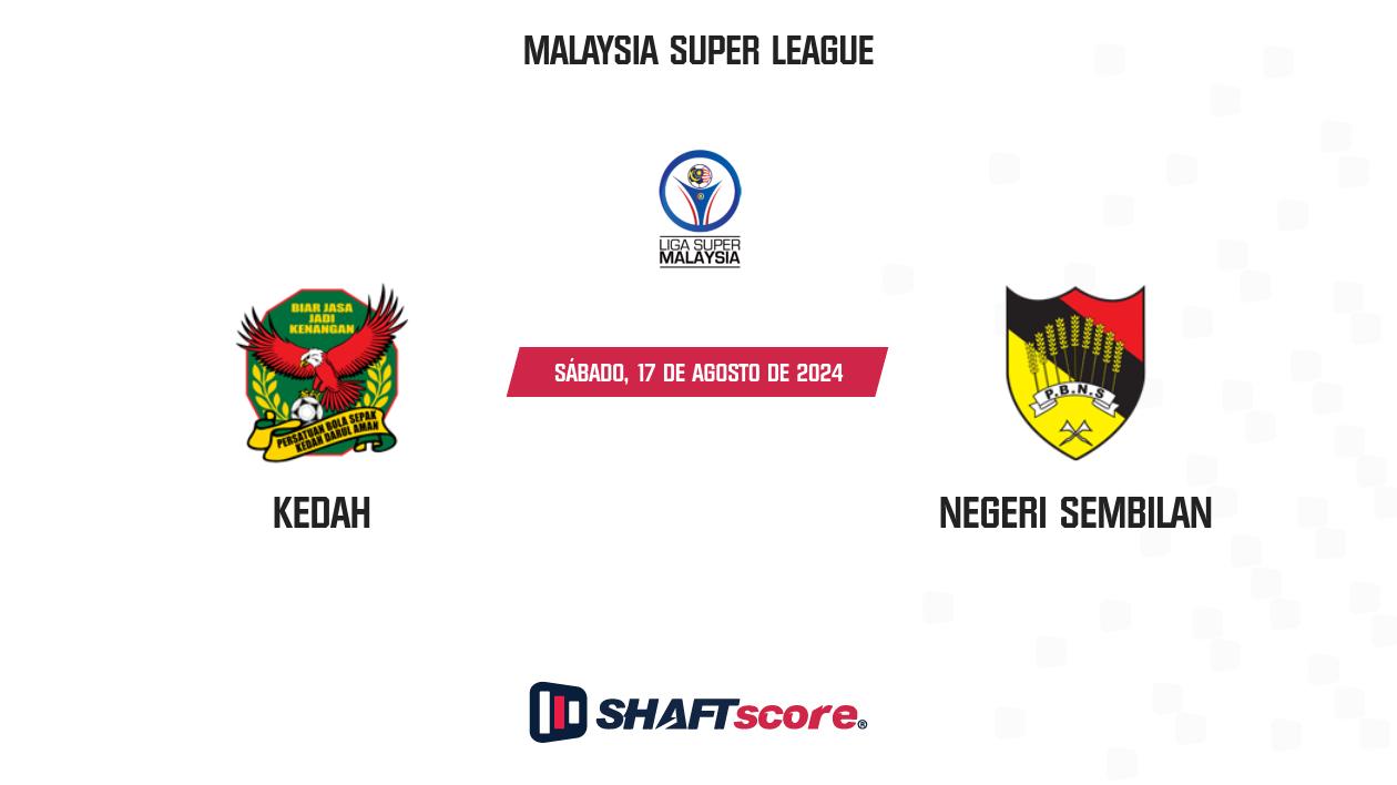 Palpite: Kedah vs Negeri Sembilan