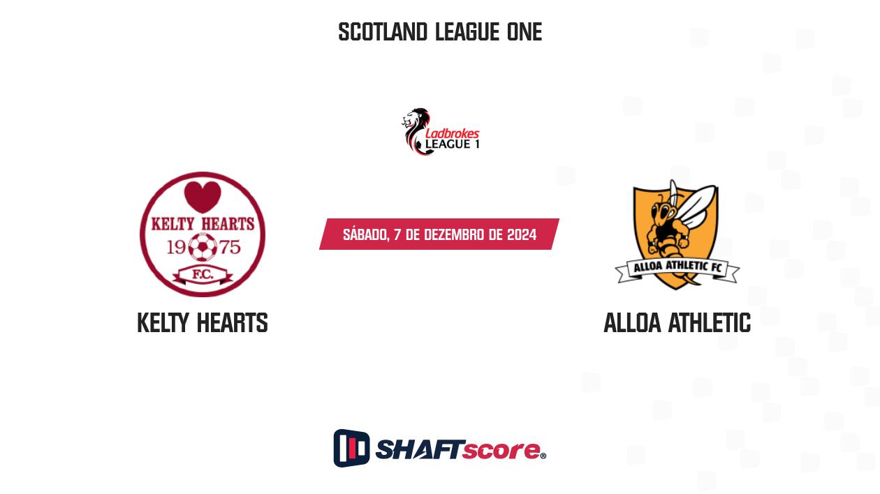 Palpite: Kelty Hearts vs Alloa Athletic