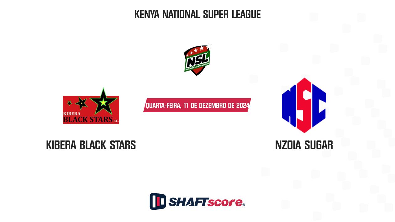 Palpite: Kibera Black Stars vs Nzoia Sugar