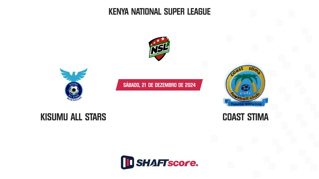 Palpite: Kisumu All Stars vs Coast Stima