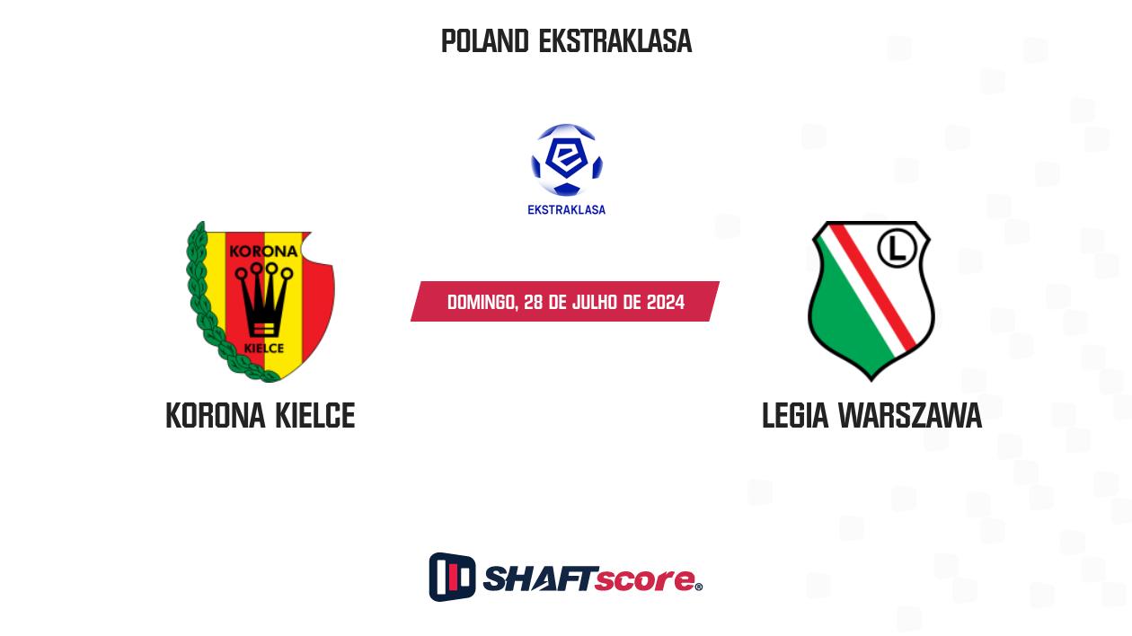 Palpite: Korona Kielce vs Legia Warszawa