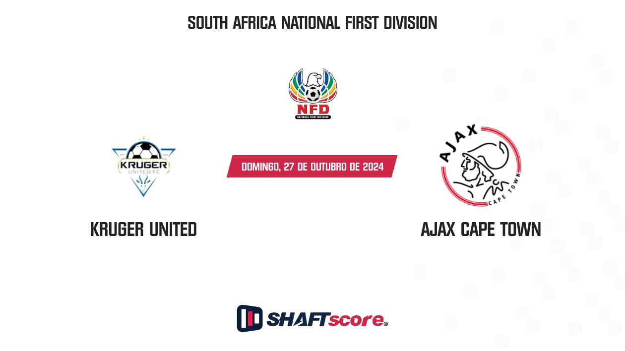 Palpite: Kruger United vs Ajax Cape Town