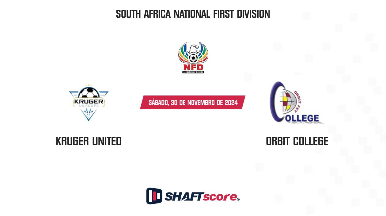 Palpite: Kruger United vs Orbit College