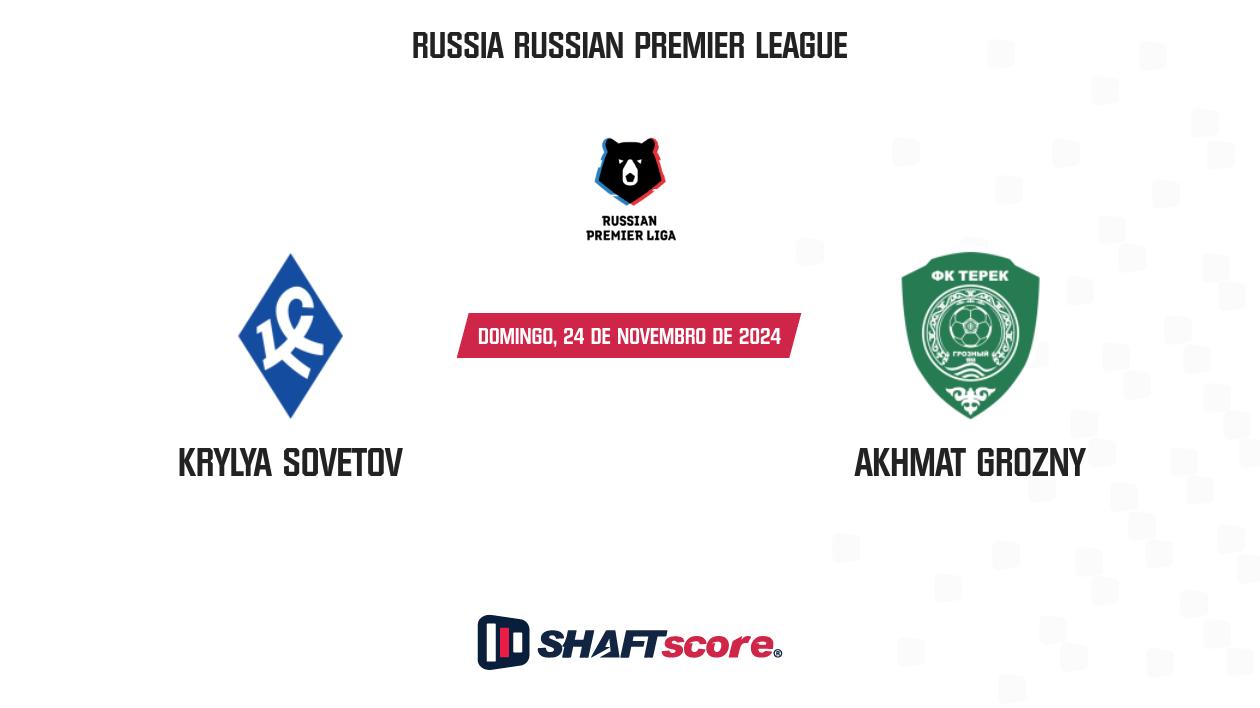 Palpite: Krylya Sovetov vs Akhmat Grozny