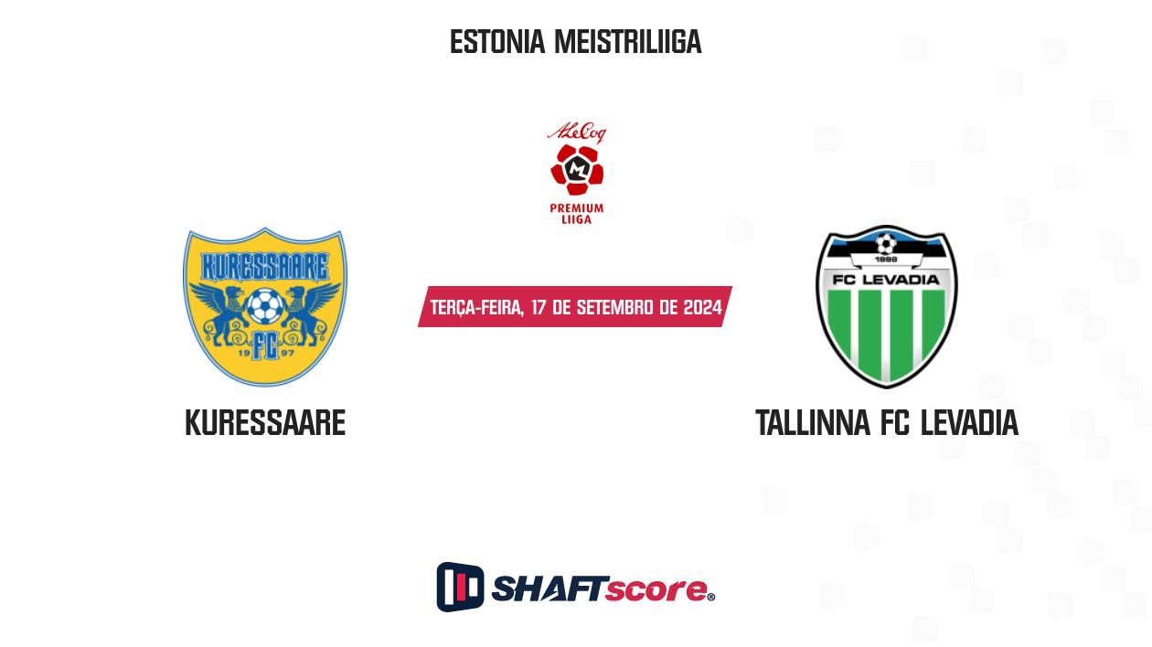 Palpite: Kuressaare vs Tallinna FC Levadia