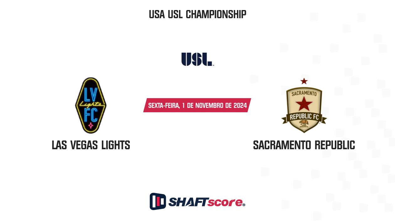 Palpite: Las Vegas Lights vs Sacramento Republic