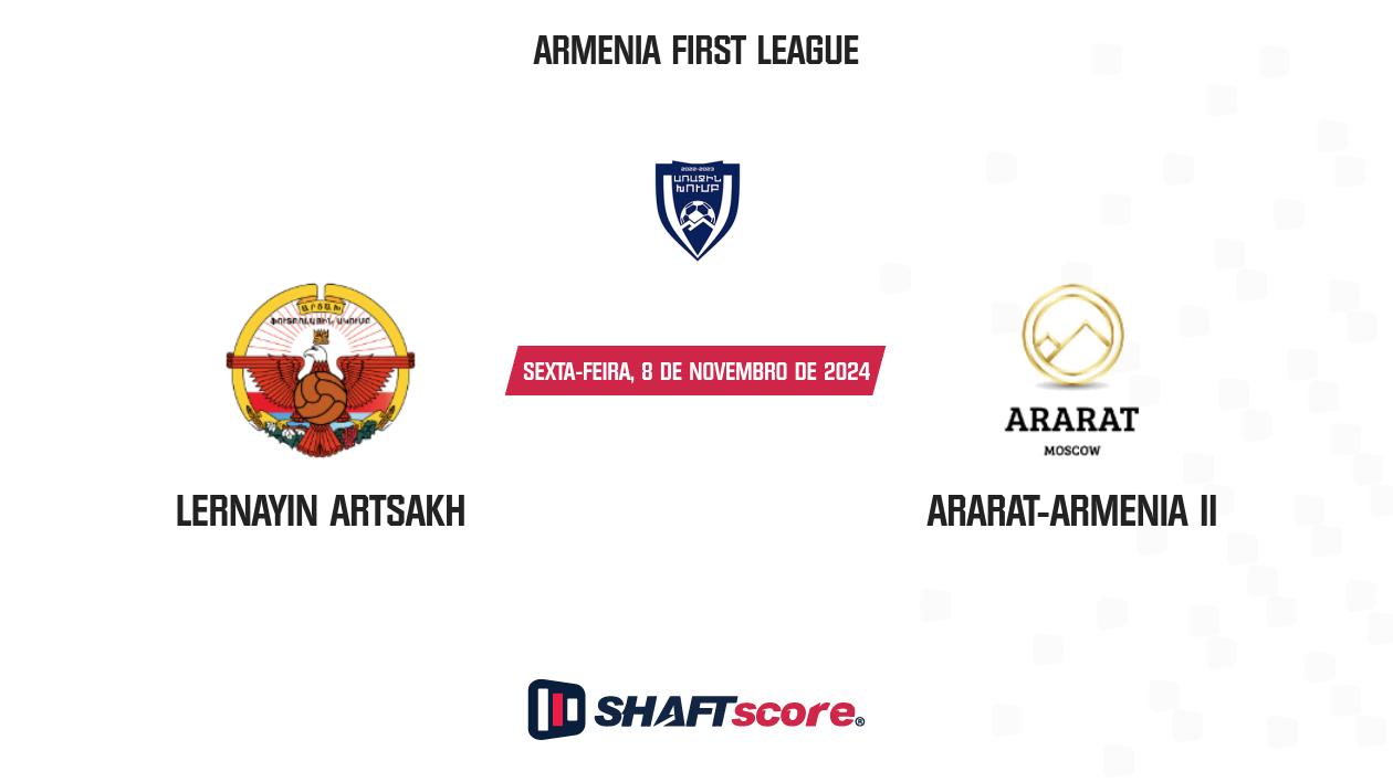 Palpite: Lernayin Artsakh vs Ararat-Armenia II