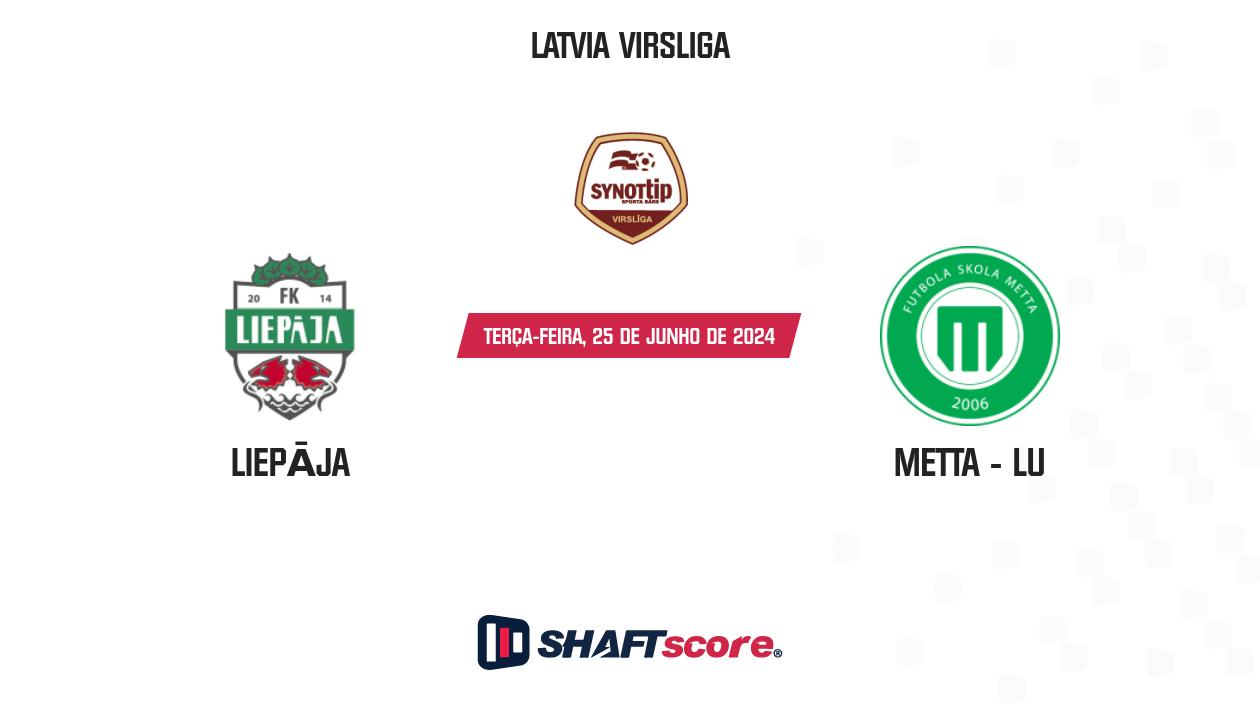 Palpite: Liepāja vs Metta - LU