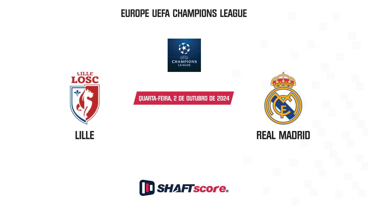 Palpite: Lille vs Real Madrid