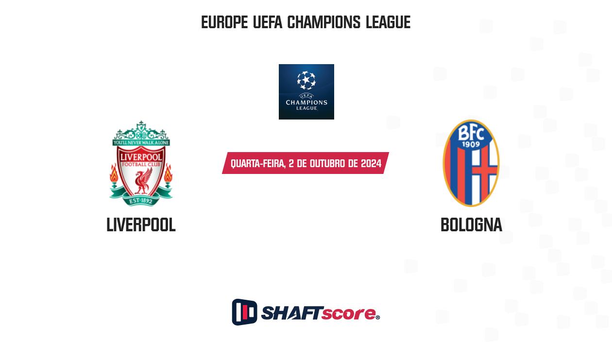 Palpite: Liverpool vs Bologna