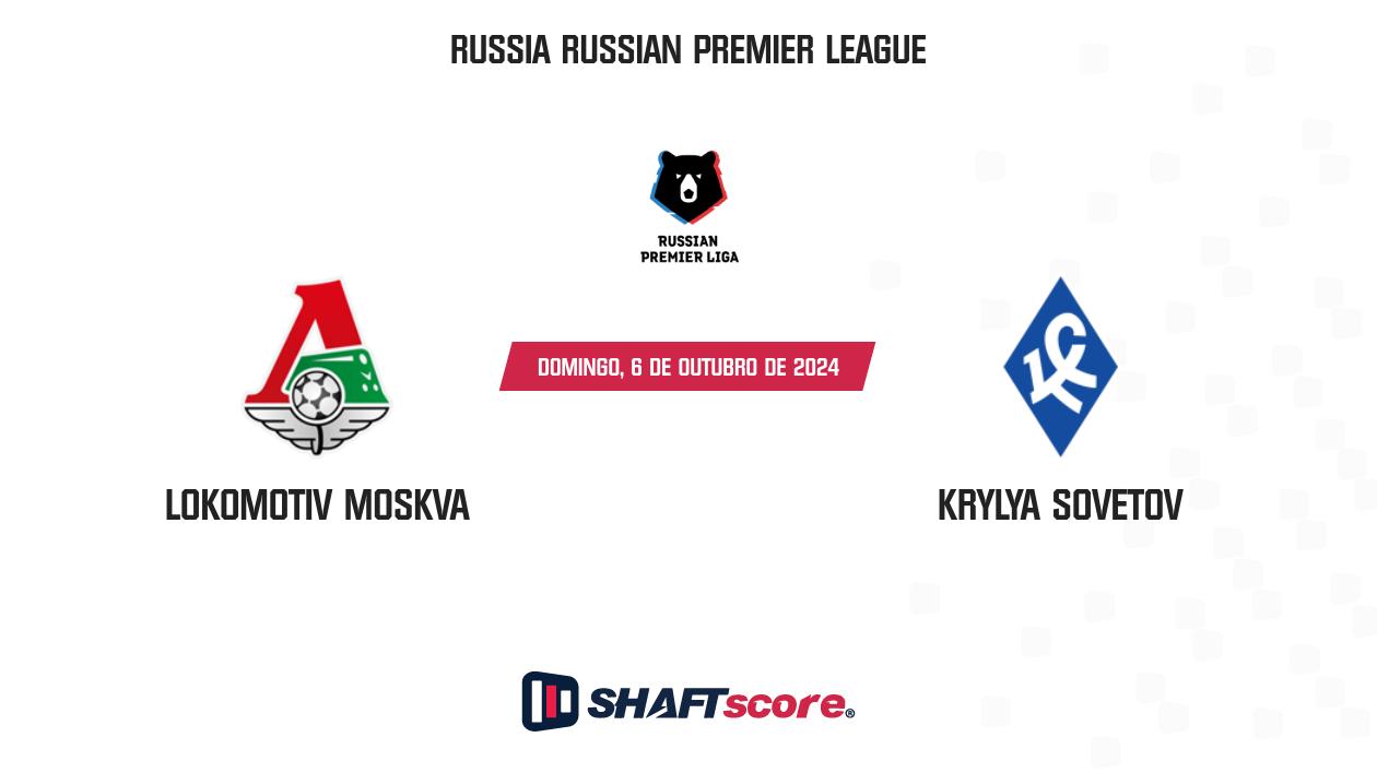 Palpite: Lokomotiv Moskva vs Krylya Sovetov